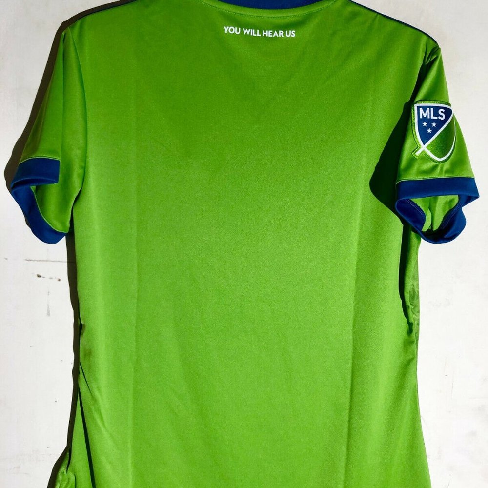 Adidas MLS SEATTLE SOUNDERS Green Women's soccer JERSEY All Sizes S-XL New ! - Picture 2 of 3